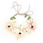 Pink And White Flower Headband