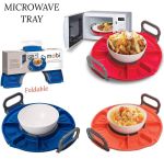 Foldable Microwave Tray - Red