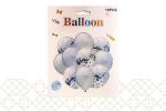 Balloons - Silver Confetti