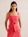 Darcy Tie Detail Top - 16 Watermelon Co-ord