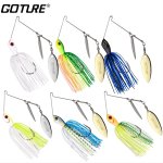 Goture 1PC Premium Spinner Bait - Ultra-realistic Design For Maximum Catching Efficiency - Ideal For Bass Salmon Pike & Trout -