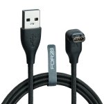 90 Degree Braided USB Charging Cable For Garmin