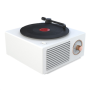 Turntable Speaker Bluetooth-compatible V5 0 Portable Speaker White