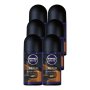 Nivea Men Roll On Deep - 6 X 50ML