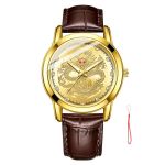 Golden Dragon Watch Noble Texture Gold-plated Craft Show Kingly Style