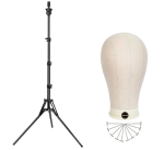 Selphies Mannequin Tripod Stand With Wig-head And 10 Pins Set
