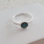 Mayah 925 Sterling Silver Colour Changing Mood Ring - Size 5