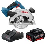 Bosch - Cordless Circular Saw Gks 18V-57 With 4.0AH Battery And Charger