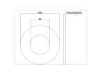 48MM X 60MM Stainless Steel DIN 988 Shim Washer - Pack Of 50 - 0.1MM Thick