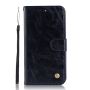 Vintage Faux Leather Flip Case For Xiaomi Redmi 10C Brown