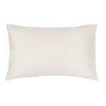200 Thread Count 100% Cotton Percale Pillowcase Stone - Continental Single 80X80CM