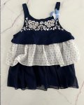 Nanette Blue And White Floral Dress 2 3Y