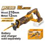 Ingco 20V Cordless Bl Reciprocating Saw Bare Tool CRSLI2108