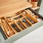 Bamboo Extendable Cutlery Tray