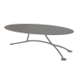 Xiami Oval Coffee Table - Dark Admirality Grey