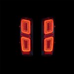 Isuzu D-max Bushdoof Blacked Out LED Tail Lights Pair For