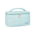 Makeup Bag Zipper Pouch Travel Cosmetic Organizer For Women-blue