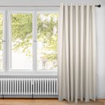 Eyelet Curtain 230CM X 223 Cream
