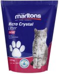 Marltons 1.5KG Cat Litter Crystals Pet Litter Tray Refill