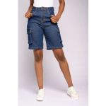 Denim Cargo Shorts