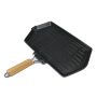 Steak Pan With Folding Handle Griddle Pan Grilling Pan Non-stick Portable