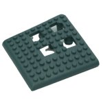 Floor Tile Corner – Flexi-deck Interlinking Anti-slip Drainage Pvc Mat – Green – Pack Of 4 – FD040004