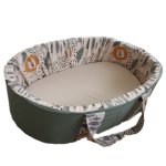 Newborn Carry Cot Lion Cub Safari Portable Baby Bassinet