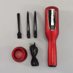 Enzo EN-998 Portable Rechargeable Electric Hair Straightener - Red