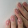 24pcs Solid Color Fake Nails Tender Pink Press On Nails Glossy Glue On Nails Full Cover Medium Square False Nails For Women Girls Daily Wear