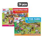 Puzzle Floor Asstd 24PC