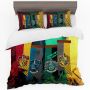 Harry Potter Houses Duvet Cover Set King