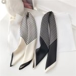 1PC Simple Silky Scarf Simulation Silk Large Square Scarf