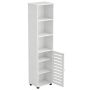 6 Layer Bathroom Cabinet Narrow Storage Rack Slim Space Saving Small Spaces