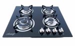 Aruif Built-in Tempered Glass Countertop 4 Burner Gas Hob