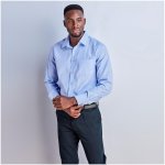 Mens Long Sleeve Northampton Shirt - Sky Blue 5XL