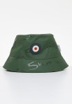 Ben Sherman Wax Plastisol Tar Bucket Hat - Dark Olive