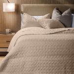 Tide Premium Cotton Quilt Oatmeal - King 250X270CM