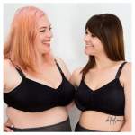 2-PACK Stellar Nursing Bra D E F G Cups - 32E Black