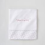 Silver Cross Floral Coverlet