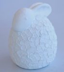 White Daisy Design Bunny 23X16X19CM