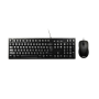 Port Design Combo Wired Mouse + Keyboard Black 900900-US