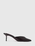 Pamela Pointed Toe Mule Heel - 40 Chocolate Brown