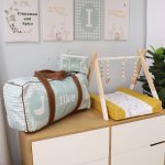 Travel Bag Hospital Bag Duffel Bag Duck Goose Sage Green