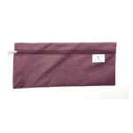 Dafrique Canvas Pencil Case Fzip Large Purple