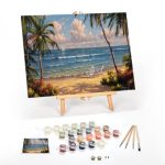 Ledgebay Diy Paint By Numbers Kit For Adults Framed Canvas: Beginner To Advanced Paint By Numbers Kit Kits Include Acrylic Paint