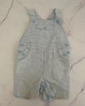 Tu Blue Striped Romper 9 12M