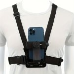 Sports Camera Chest Strap Mobile Phone Live Shooting Chest Fixed Brace Riding Shooting Accessories