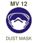 MV12: Dust Mask Mandatory – Small