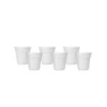 Bialetti Bicchierini Octagonal Cup Set - White