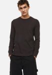 Jersey Top Slim Fit - Dark Brown
